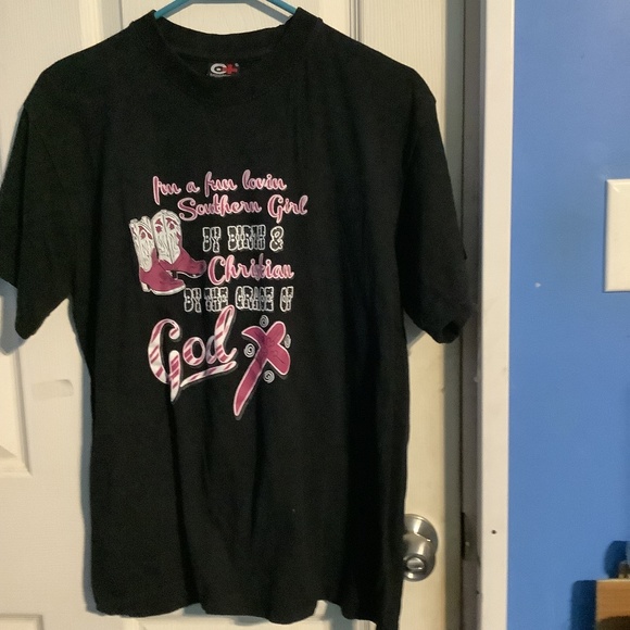 C+ Premium Activewear Super Heavy T-Shirt “GOD/ Christian Size M - Picture 1 of 14